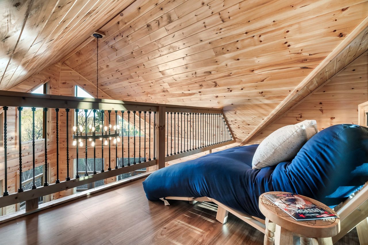 Grab your favorite book and head to the upper level loft lounge