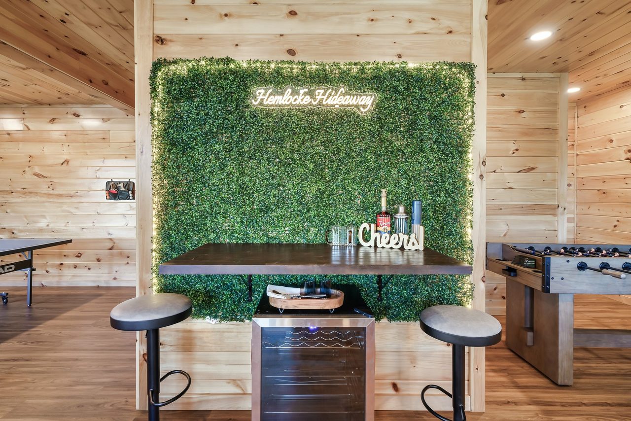 Family room: card table, foosball, ping pong, arcade & games